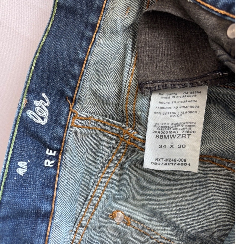 Wrangler Retro Relaxed Fit Bootcut Jeans Mens Fits 32x32 Blue Denim 88MWZRT - Picture 4 of 7